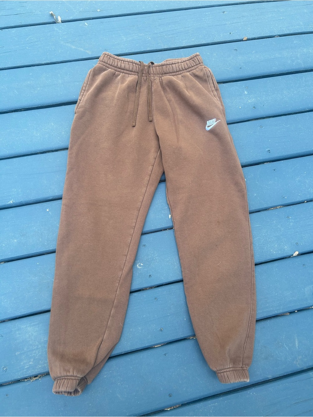 Nike Mens Brown Fleece Jogger Sweatpants